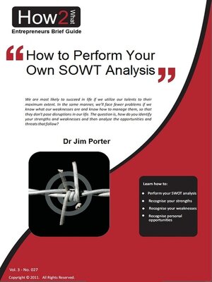 cover image of How to Perform Your Own SWOT Analysis
